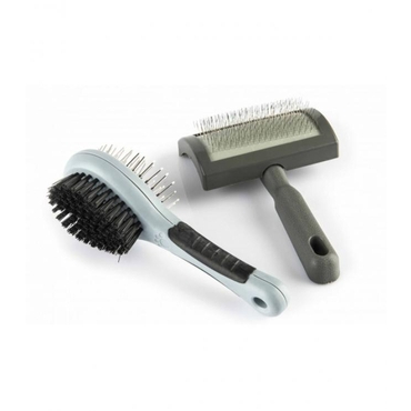 Pets. Love. Earth Dog Brush set of 2